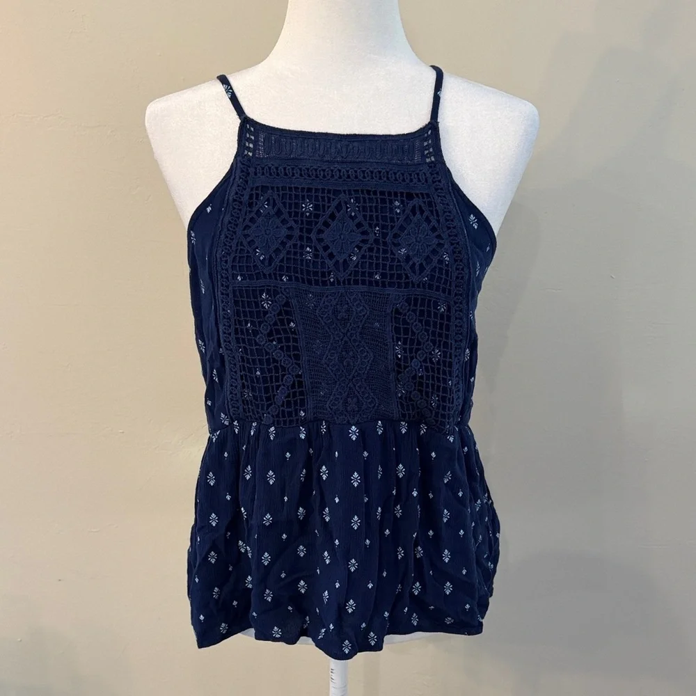 Art Class Girls XL (14/16) Navy Tank Top